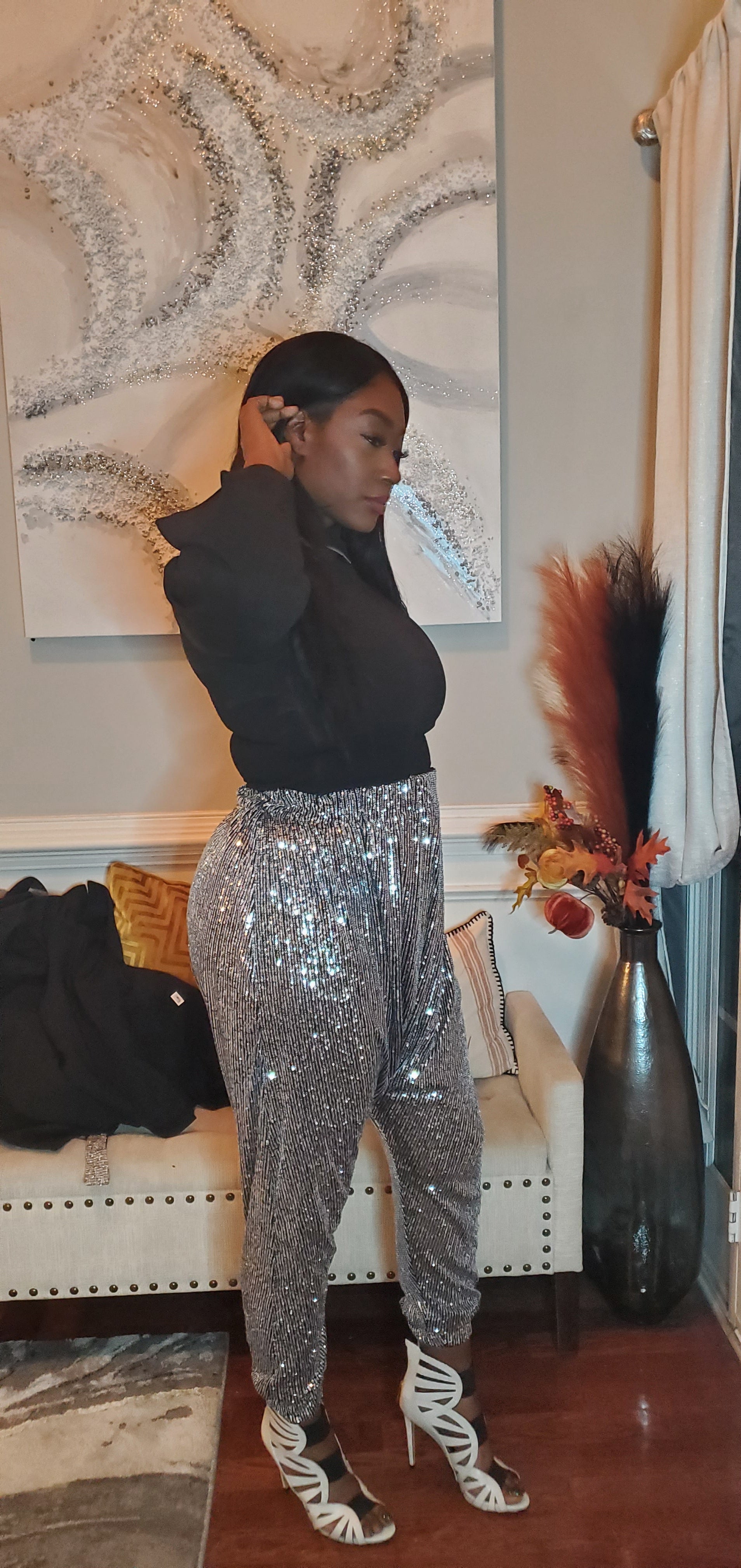 How to wear metallic pants with style and sophistication | Woman & Home